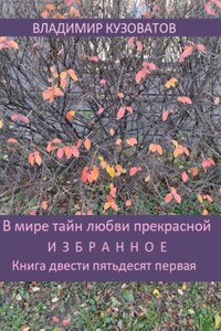 В мире тайн любви прекрасной. Избранное. Книга двести пятьдесят первая