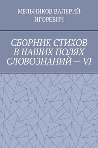 СБОРНИК СТИХОВ В НАШИХ ПОЛЯХ СЛОВОЗНАНИЙ – VI