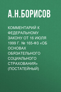 Комментарий к Федеральному закону от 16 июля 1999 г. № 165-ФЗ «Об основах обязательного социального страхования» (постатейный)