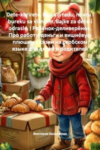 Dete-kurirete. Bajka o radu, novcu i bureku sa višnjom. Bajke za decu i odrasle. | Ребёнок-деливерёнок. Про работу, деньги и вишнёвую плюшку. Сказки на сербском языке для детей и родителей