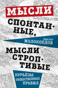 Мысли спонтанные, мысли строптивые. Курьёзы общественных правил