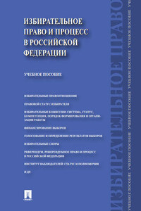 Избирательное право и процесс в Российской Федерации. Учебное пособие